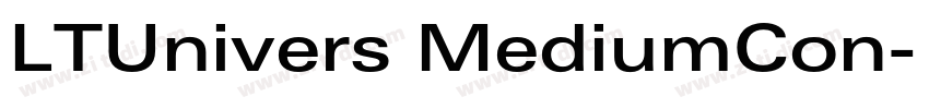 LTUnivers MediumCon字体转换